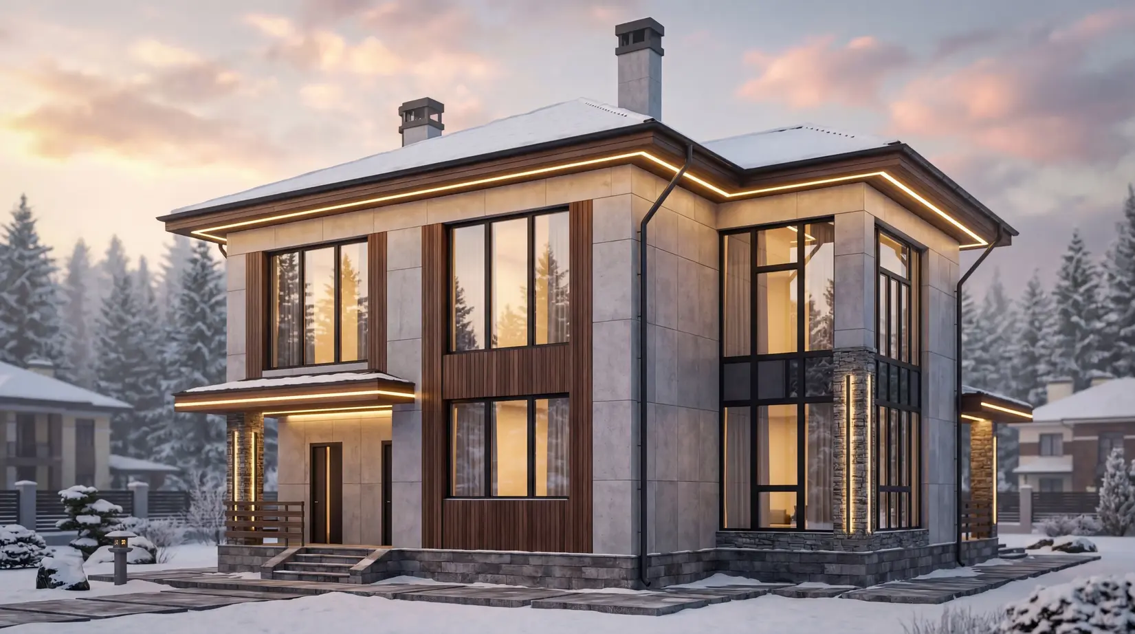 Дома в стиле Райт — кадр 8